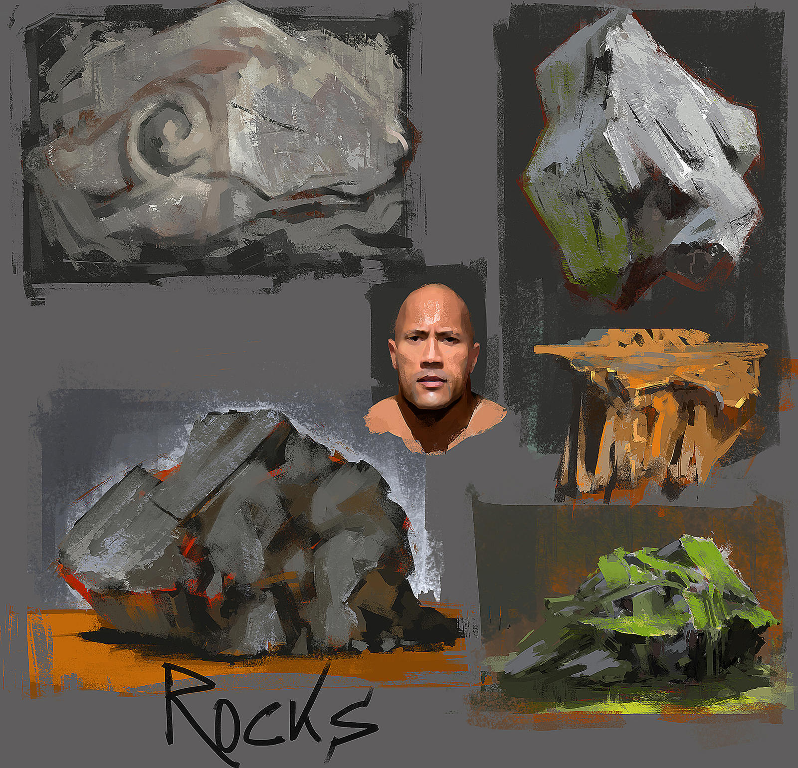 Rock studies by crazypalette on DeviantArt