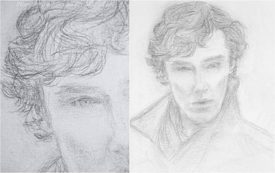 Sherlock bbc sketch and Detail