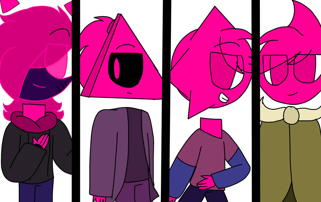 Pink Corruption Deviantart The pink corruption team by lena1236 on DeviantArt
