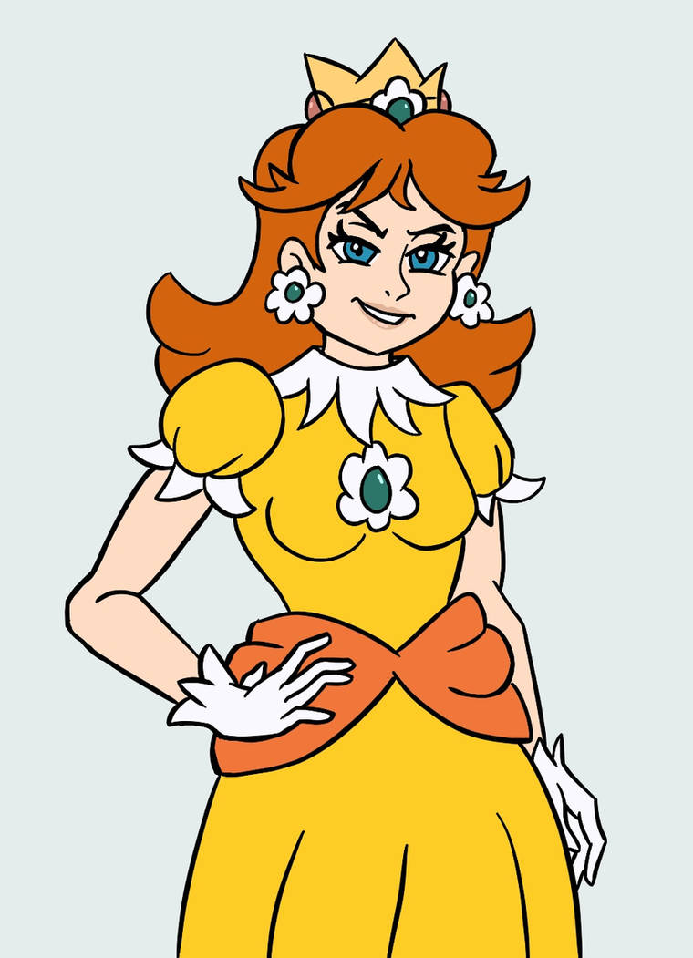 Princess Daisy by RobertDrawzArt on DeviantArt
