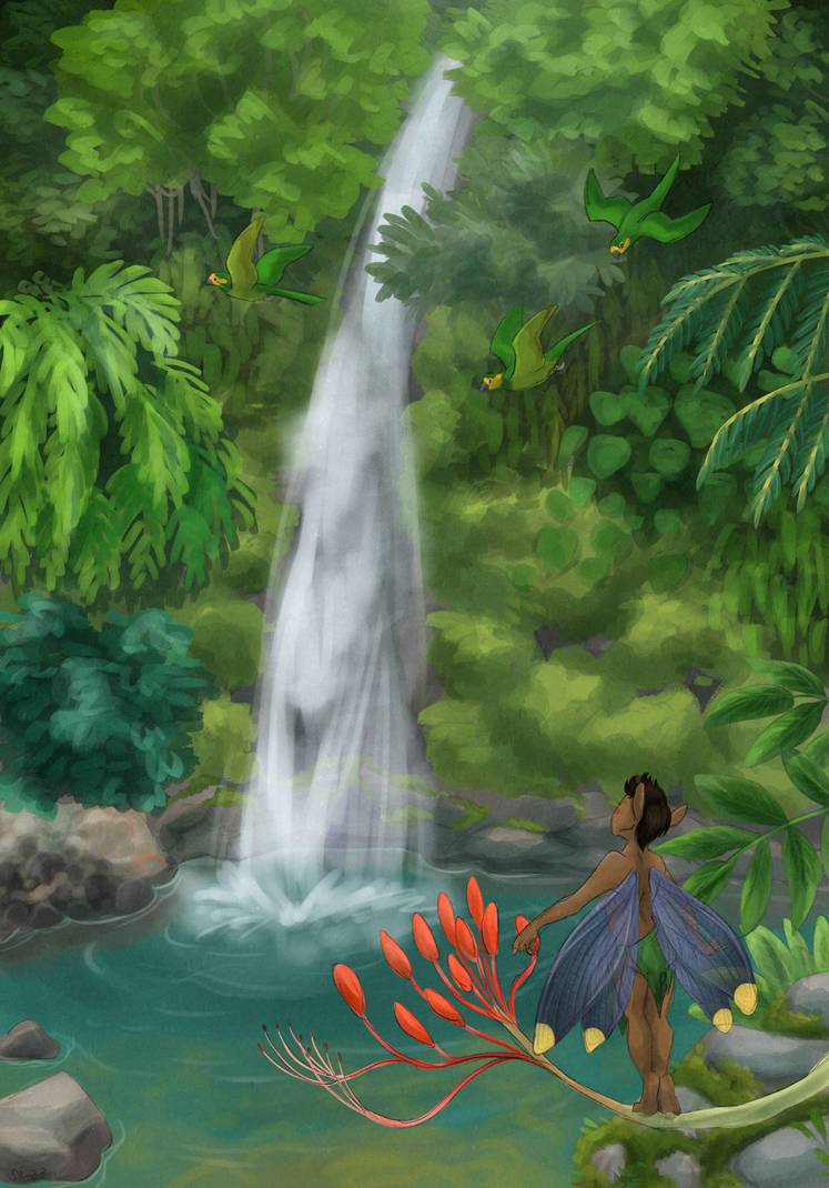 Bird Falling Deviantart Parrot falls by Bjekkergauken on DeviantArt