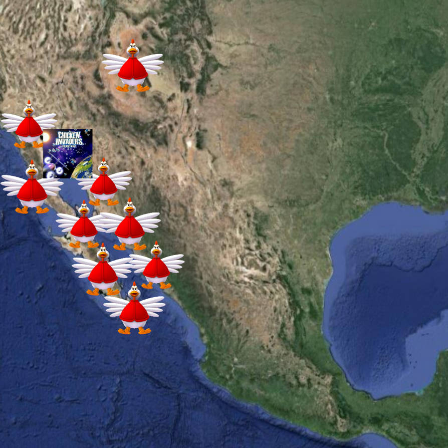 Chicken Invaders Baja California Map by happygameworld on DeviantArt