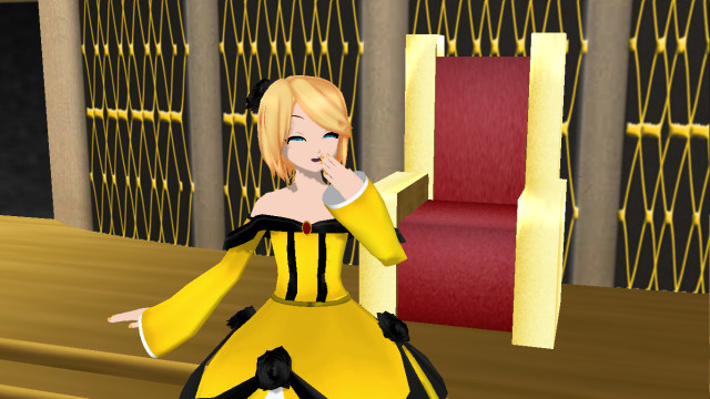 MMD Daughter of Evil laugh