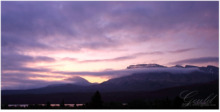 Glacier Sunset