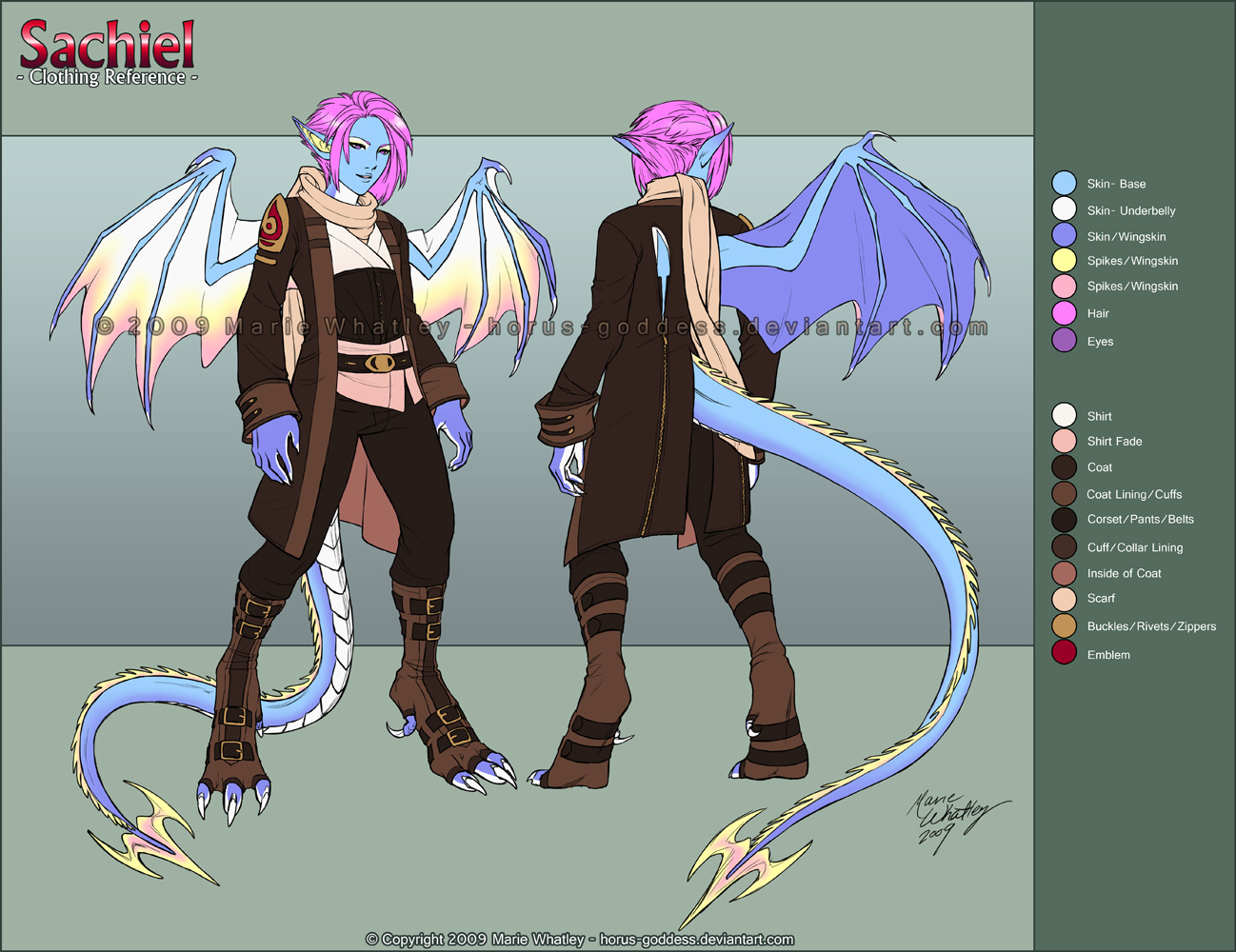 Sachiel- Outfit Ref