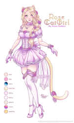 [Adopt Auction: CLOSED] Rose Catgirl