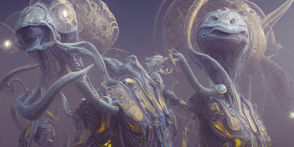alien hug, Pharaonic patterns by TheAIGuy on DeviantArt