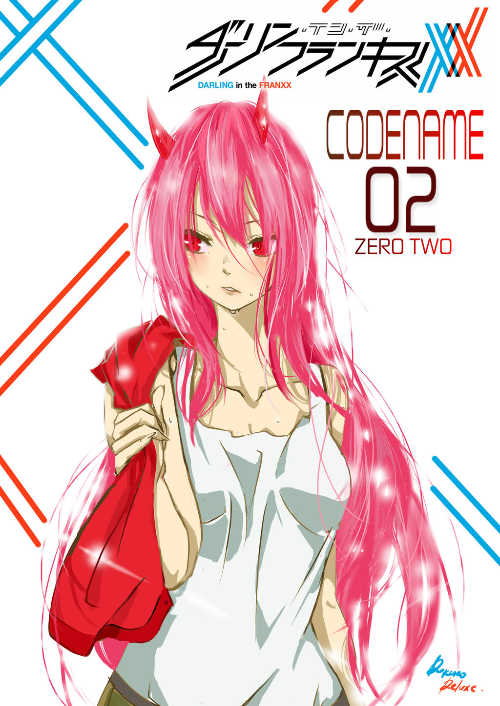 Zero Two Driver Deviantart FAnart:Zero Two by DokuroDX on DeviantArt