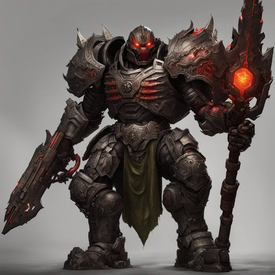 The hell knight... according to dreamup by Rextime22 on DeviantArt
