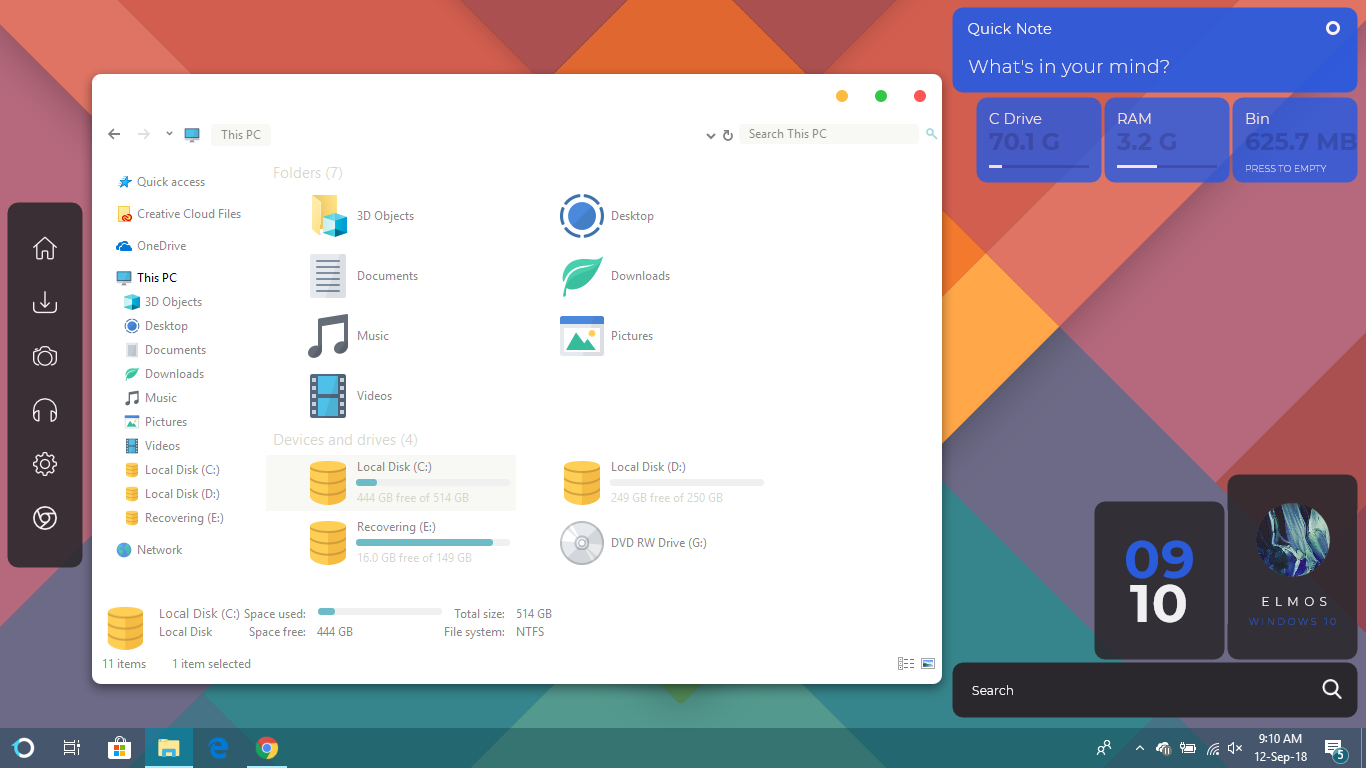 Windows 10 - Material Design by adroit24 on DeviantArt