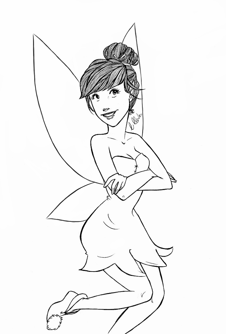 Disney: Tink lines