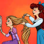 Ariel and Rapunzel