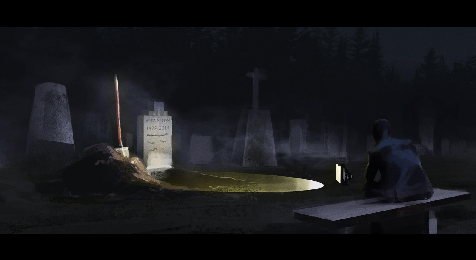 Silent Cemetery- Speed Painting