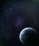 Space scene - The green planet by Voyager168