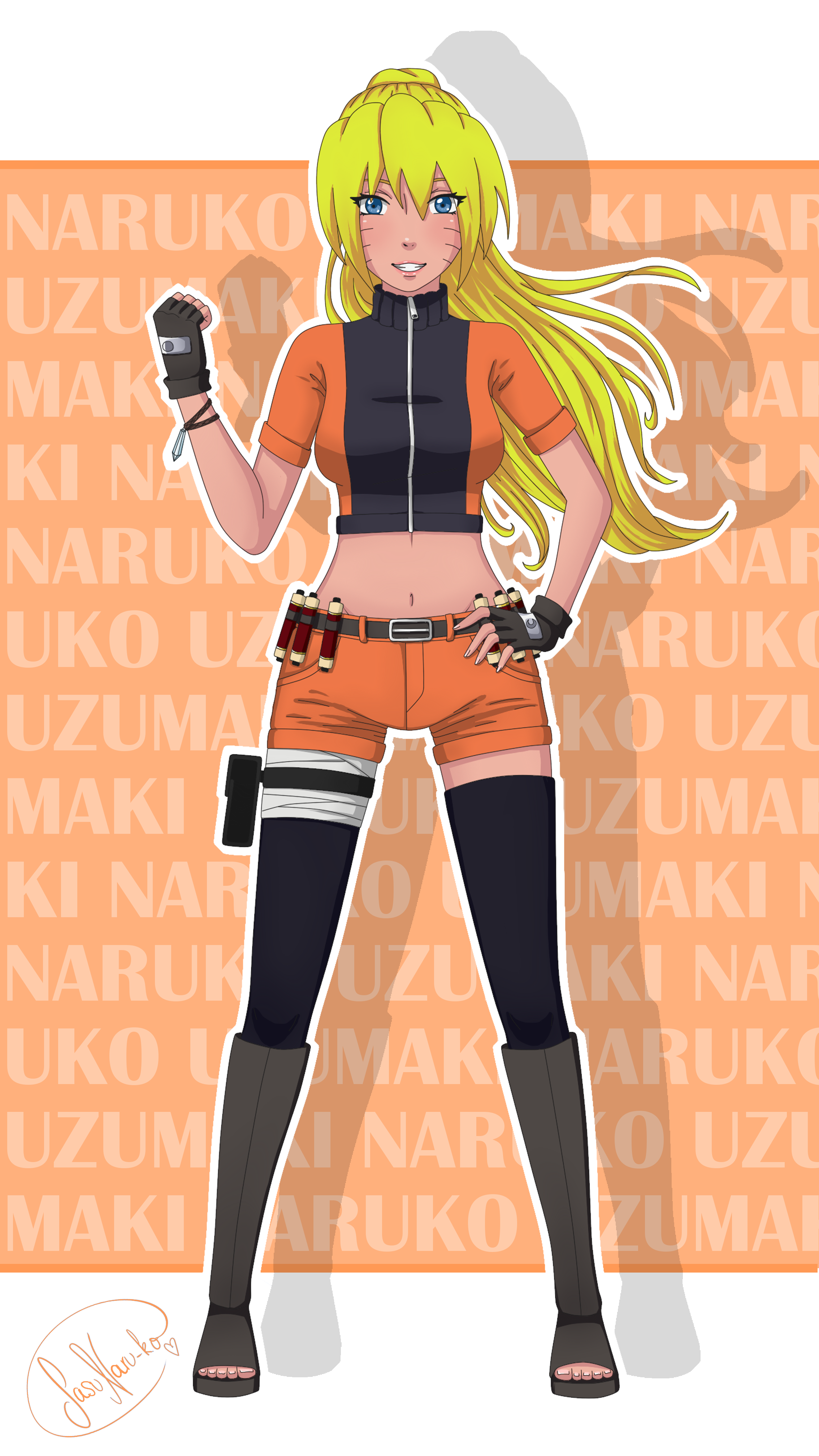 Naruko Uzumaki New Clothes By Sasunaru Ko On Deviantart 