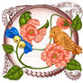 Bird, flowers and bells