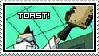 Professor Membrane Toast Stamp