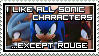Sonic Characters Stamp