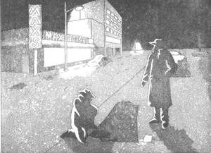 Snow Scene Noir