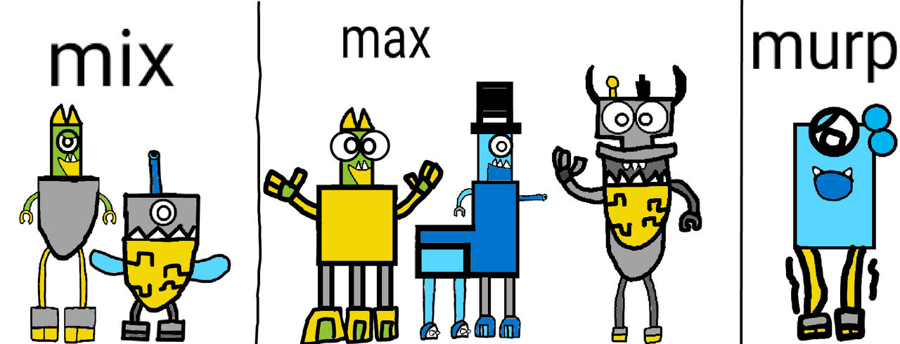 Mixels Murp Romp Deviantart Mixels ocs mix max murp by mixjax on DeviantArt