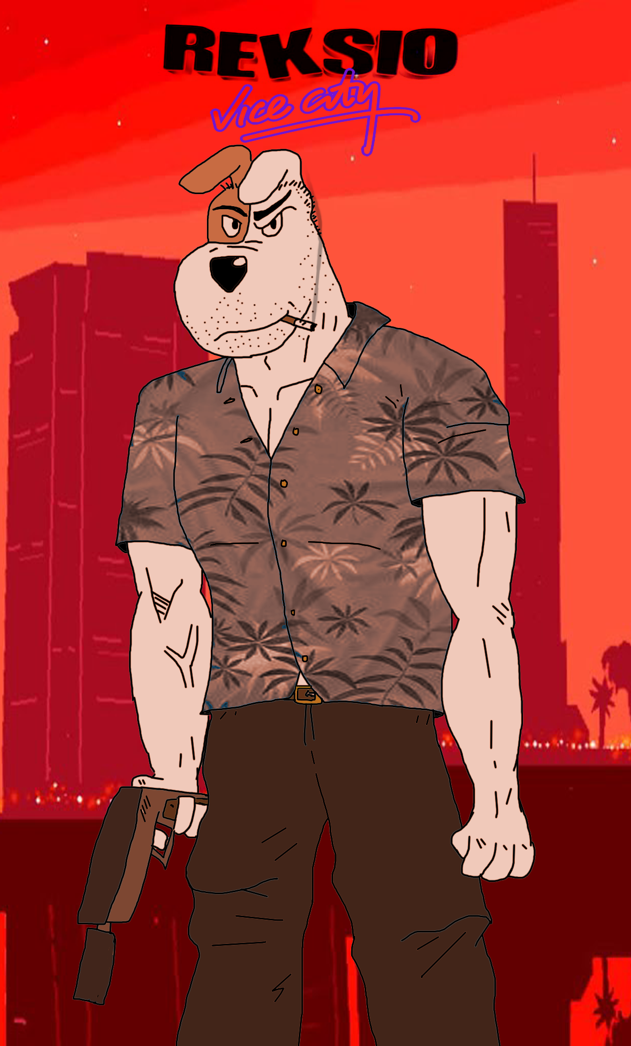Reksio Vice City by zardzewialy95 on DeviantArt