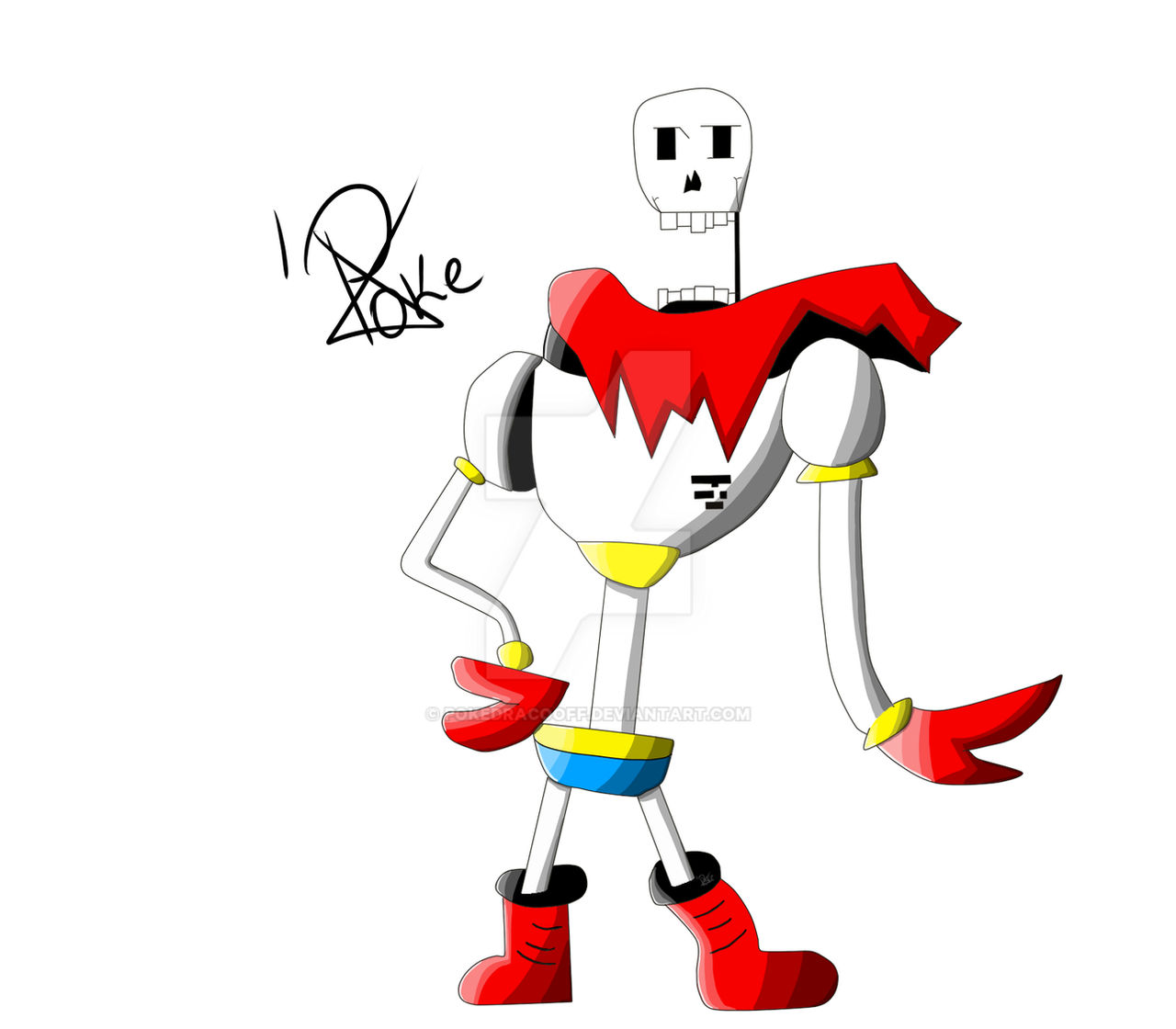 Pappyrus Drawing Papyrus drawing - Undertale by PokeDracoOff on DeviantArt
