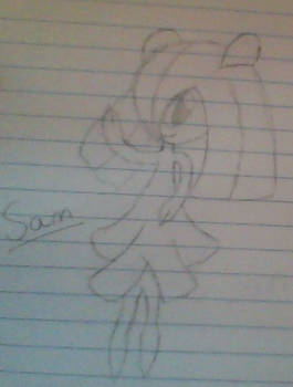 Kirlia character concept: Sam