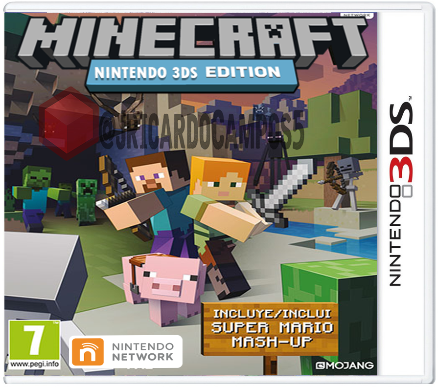 Minecraft 3ds Shell Minecraft 3ds Edition by JricardoCampos5 on DeviantArt