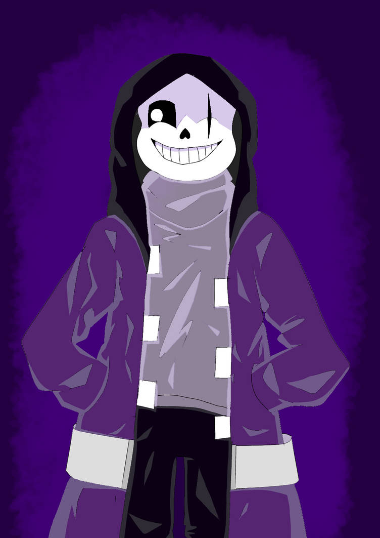 Epic sans digital art by KanaoGenderlessChild on DeviantArt