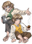 Anime Hobbits by kheelan