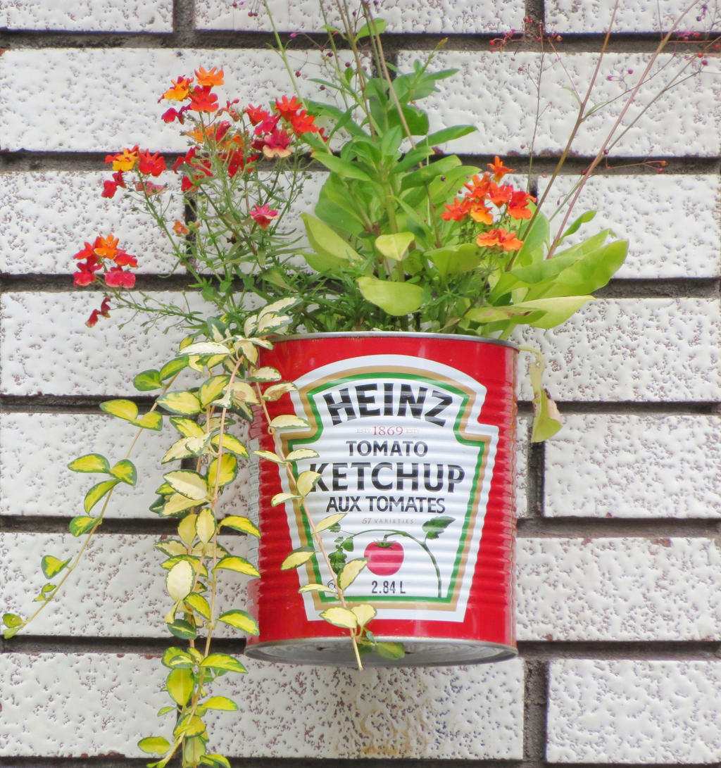 Heinz Tomato Ketchup Flowers