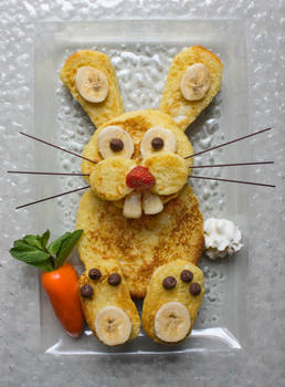 French Toast Easter Bunny