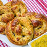 Cheddar-Herb Soft Pretzels