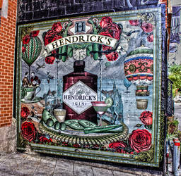 Hendrick's Gin Mural