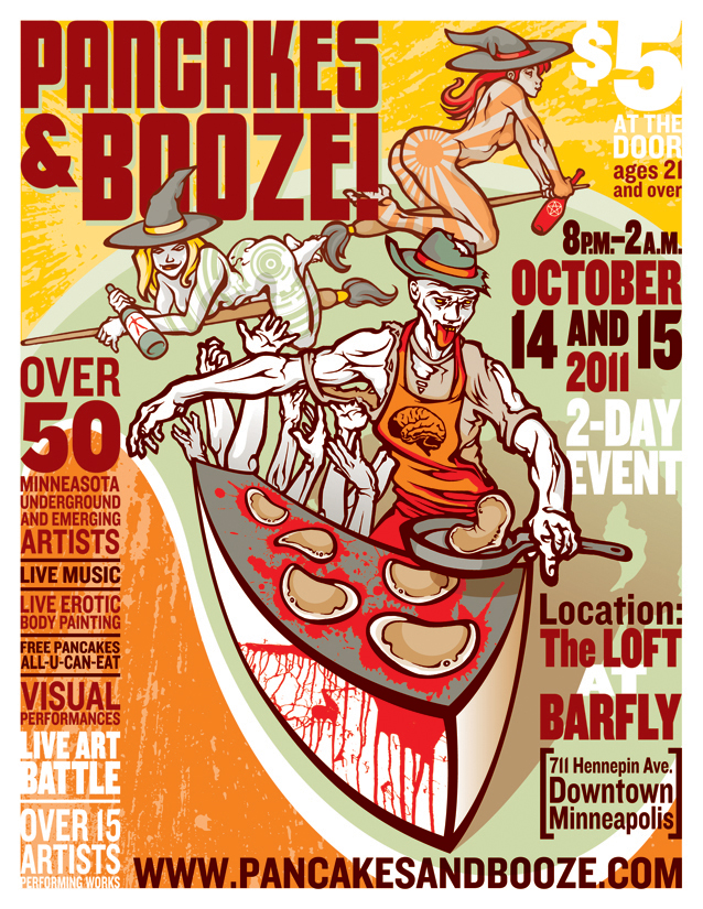 Pancakes AND Booze - Halloween