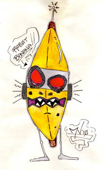 Robot Banana - Colored