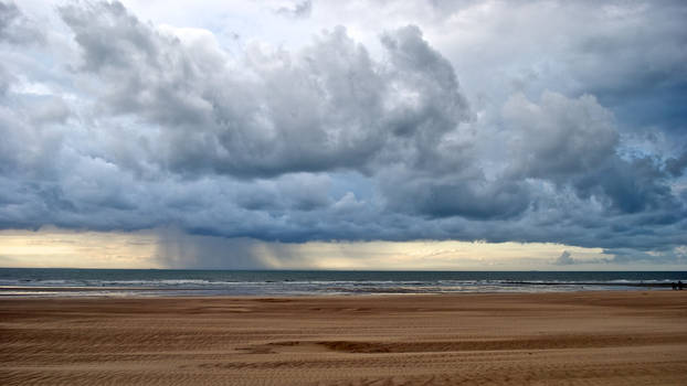 Rain over sea