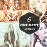 6 Free Matte Actions