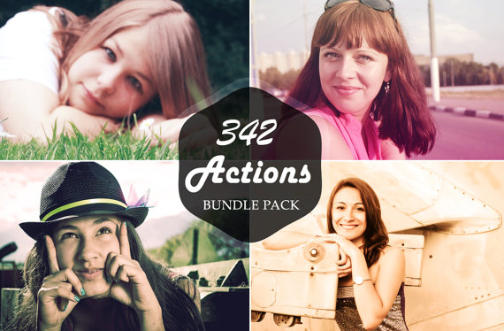 342 Life Saver Photoshop Actions Bundle