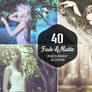 40 Free Fade and Matte Photoshop Actions