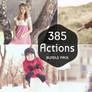 385 Photoshop Actions Bundle on Sale