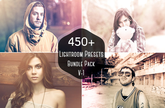 On Sale 450+ Pro Lightroom Presets Bundle Vol. 1