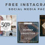 5 Free Instagram Social Media Pack