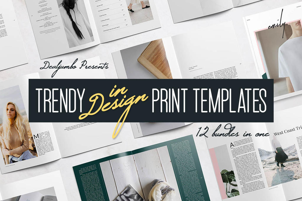 Pretty Indesign Designs Trendy InDesign Print Templates by symufa on DeviantArt