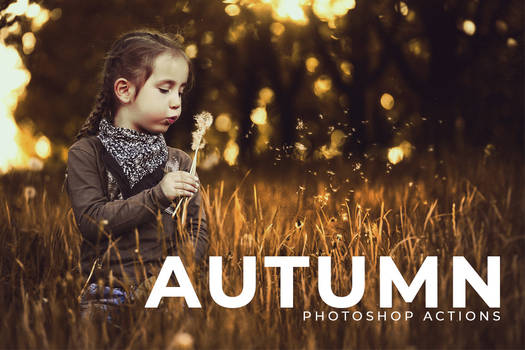 50 Free Autumn Photoshop Actions