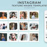 25 Free Textured Instagram Mask PSD Templates