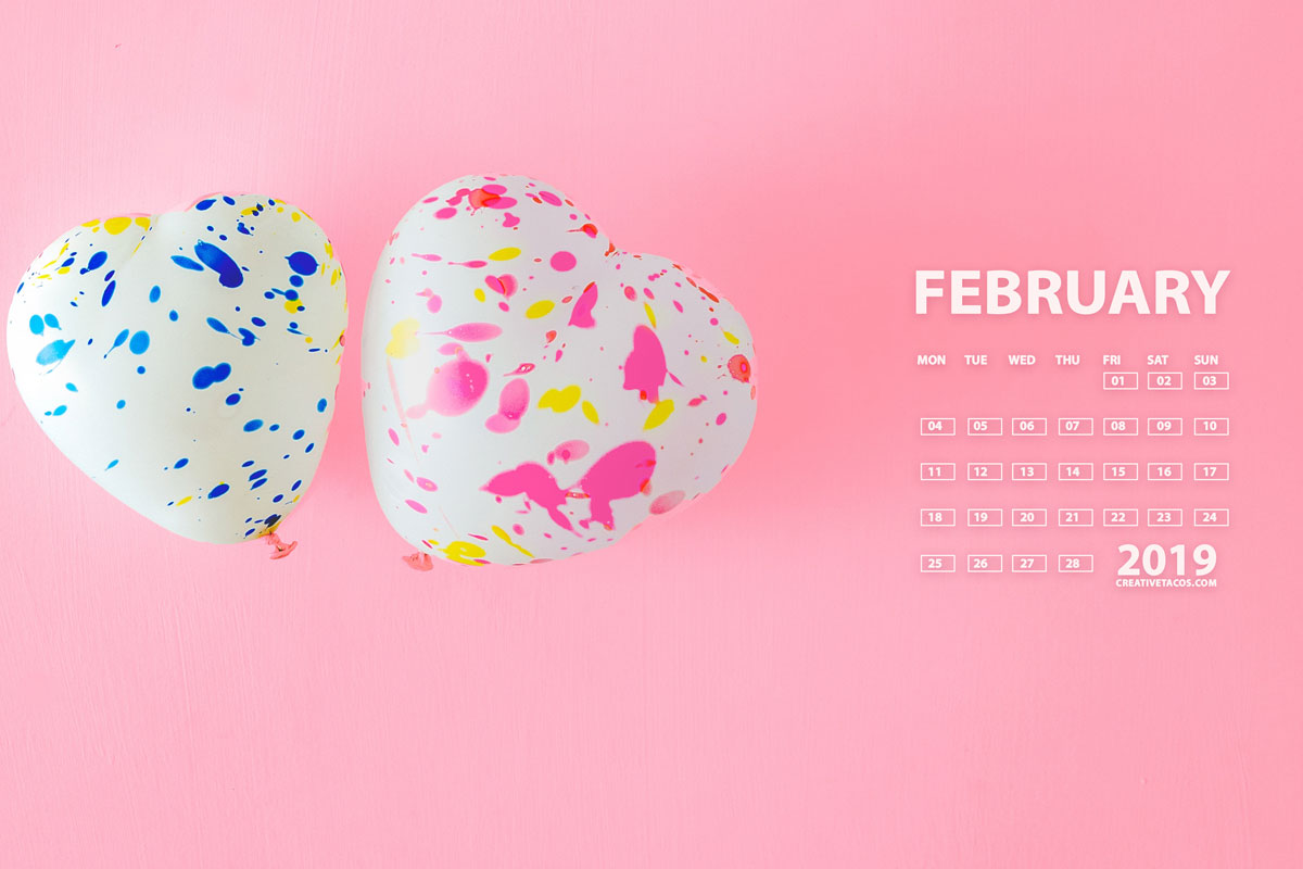 Love February 2019 4K UHD Calendar Wallpaper by symufa on DeviantArt