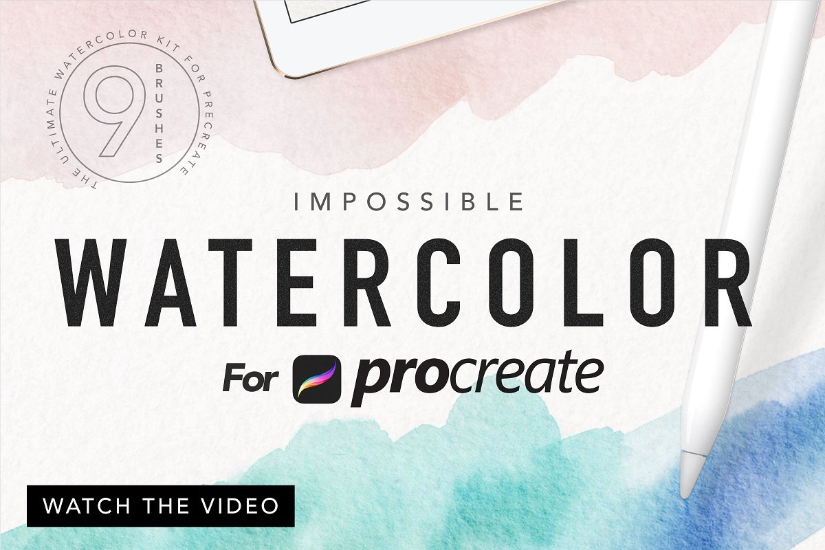 Procreate Watercolor Kit