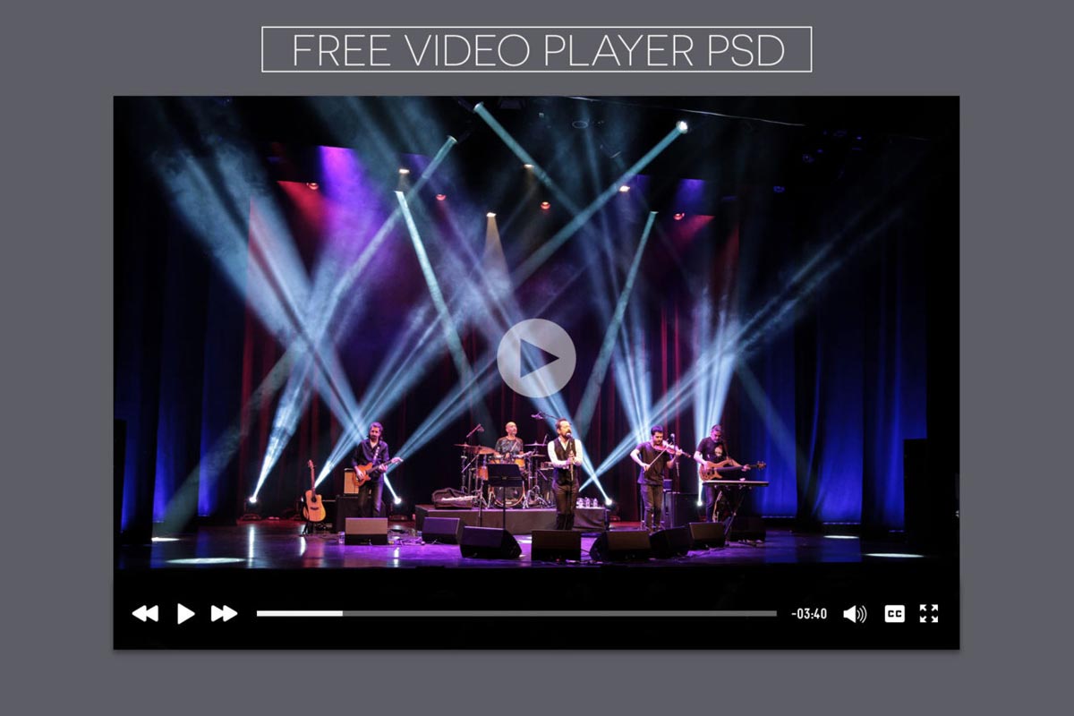 Download Free Youtube Video Player Psd Template Mockups By Symufa On Deviantart