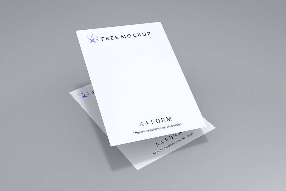 Minimalistic A4 Form Mockup by symufa on DeviantArt